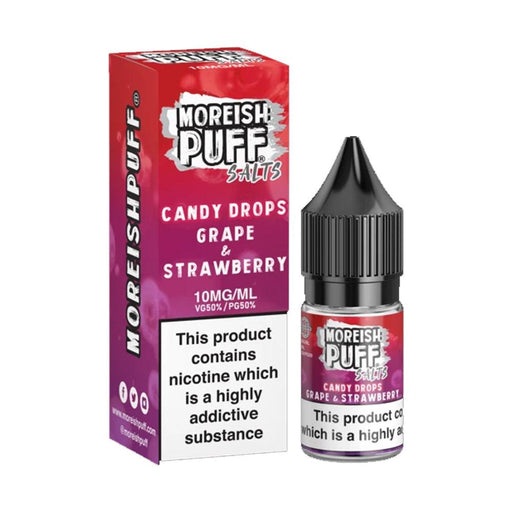 Grape & Strawberry Candy Drops Nic Salt by Moreish Puff