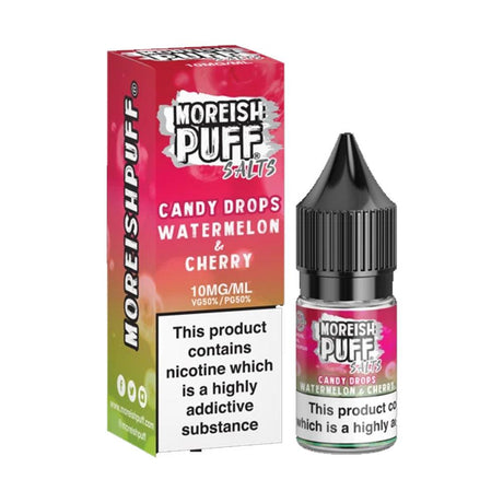 Watermelon & Cherry Lemon Drops Nic Salt by Moreish Puff