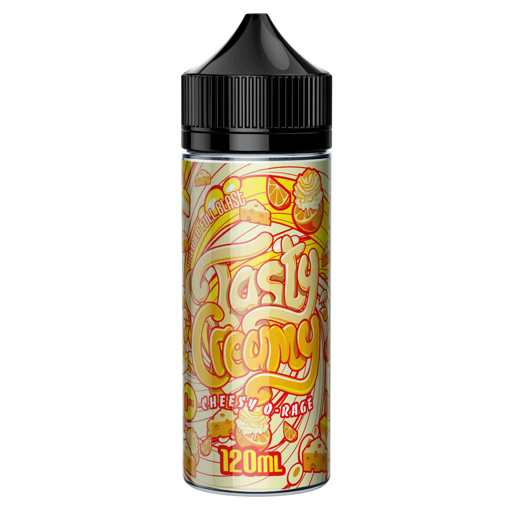 Cheesy O-Rage 100ml shortfill E liquid by Tasty Fruity