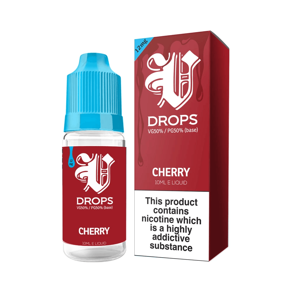 Cherry E-Liquid V Drops - Rainbow Range | Vape 360 Uk