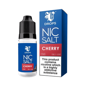 Cherry Nic Salt E-Liquid V Drops - Rainbow Range