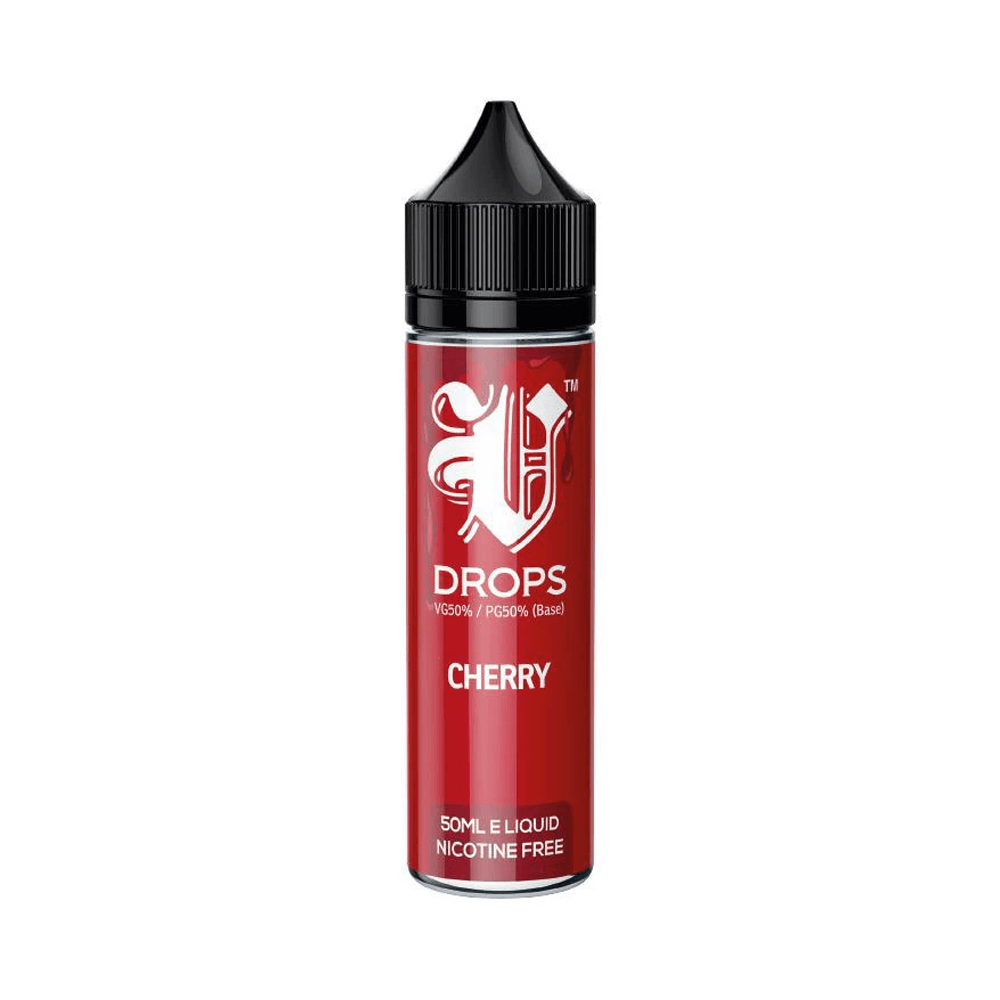 Cherry 50ml Short Fill E-Liquid V Drops - Rainbow Range