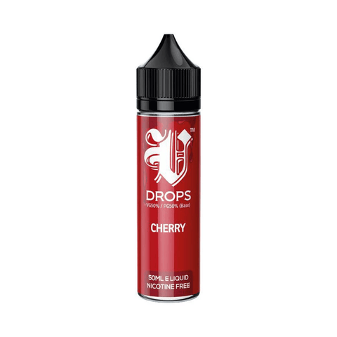 Cherry 50ml Short Fill E-Liquid V Drops - Rainbow Range