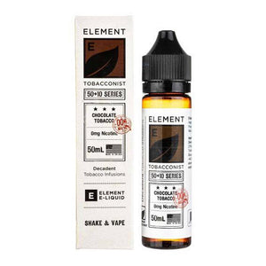 Chocolate Tobacco 50ml Shortfill E-Liquid By Element