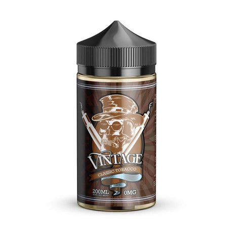 Classic Tobacco 200ml Shortfill E-Liquid by Vintage