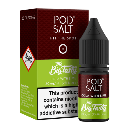 Cola with Lime Nicotine Salt E-Liquid by Fusion Pod Salt