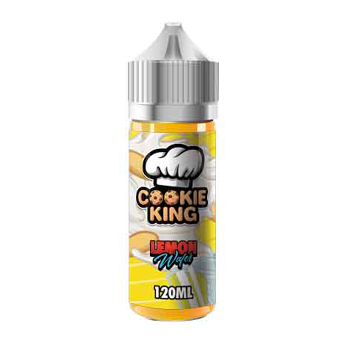 Lemon Wafer 100ml Shortfill E-Liquid by Cookie King