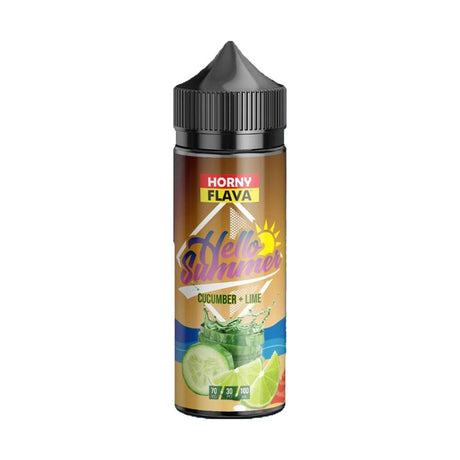 Cucumber & Lime 100ml E-Liquid by Horny Flava Summer Edition