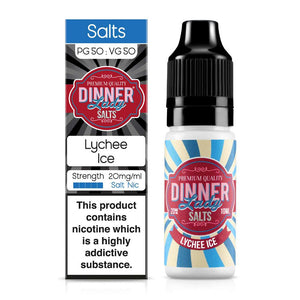 Lychee Ice Nic Salt E-Liquid By Dinner Lady