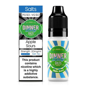 Apple Sours Nic Salt E-Liquid By Dinner Lady