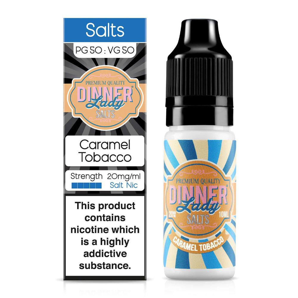 Caramel Tobacco Nic Salt E-Liquid By Dinner Lady