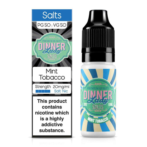 Mint Tobacco Nic Salt E-Liquid By Dinner Lady