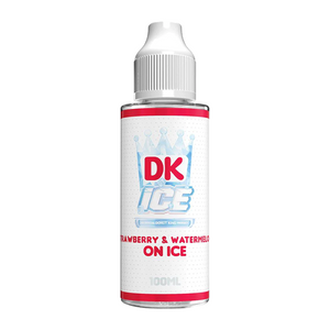 Strawberry & Watermelon On Ice 100ml Shortfill E-Liquid by Donut King Ice