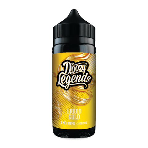 Liquid Gold 100ml Shortfill E-Liquid By Doozy Legends