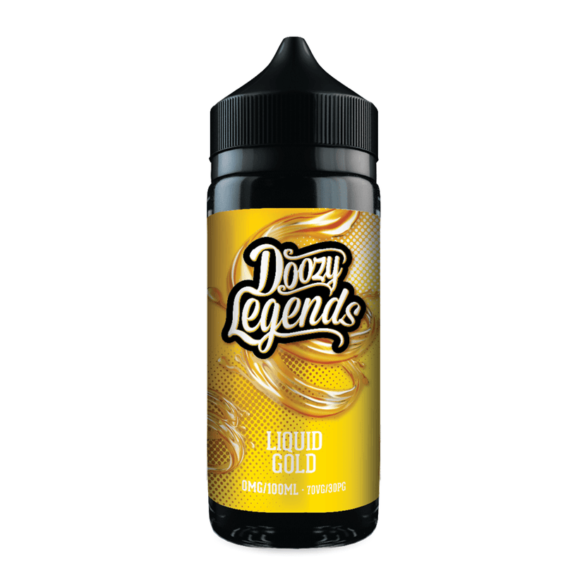 Liquid Gold 100ml Shortfill E-Liquid By Doozy Legends
