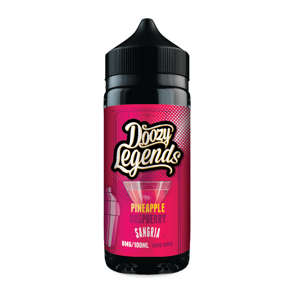 Pineapple Raspberry Sangria 100ml Shortfill E-Liquid By Doozy Legends