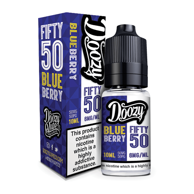 Blueberry 50/50 E-Liquid By Doozy Vape