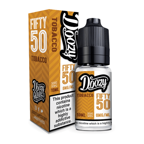 Tobacco 50/50 E-Liquid By Doozy Vape