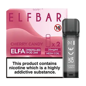Cherry Candy Elfa Prefilled Pods By Elf Bar