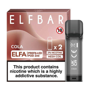 Cola Elfa Prefilled Pods By Elf Bar