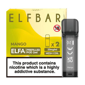 Mango Elfa Prefilled Pods By Elf Bar