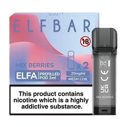 Mix Berries Elfa Prefilled Pods By Elf Bar