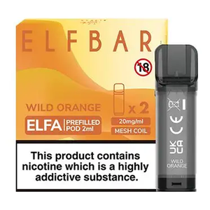 Wild Orange Elfa Prefilled Pods By Elf Bar