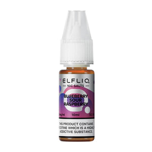 Elfliq Blueberry Sour Raspberry Nic Salt E-liquid By ELF Bar