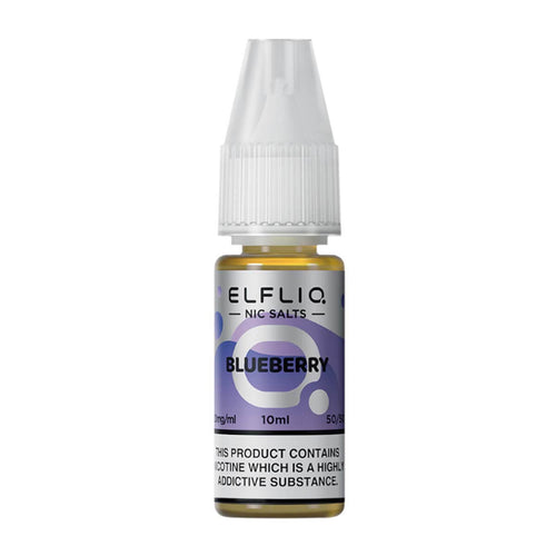 Elfliq Blueberry Nic Salt E-liquid By ELF Bar