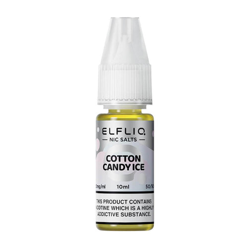 Elfliq Cotton Candy Ice Nic Salt E-liquid By ELF Bar