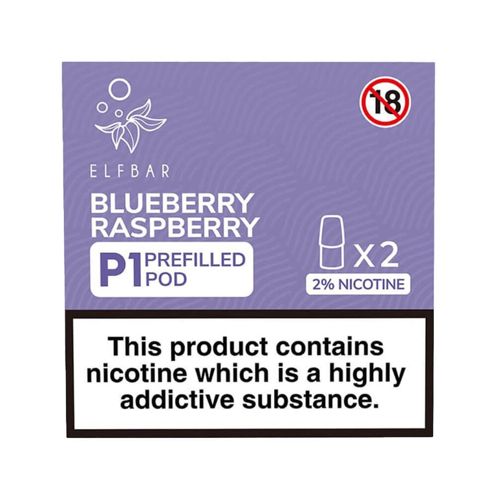 ELF Bar Mate 500 Pods P1 Blueberry Raspberry