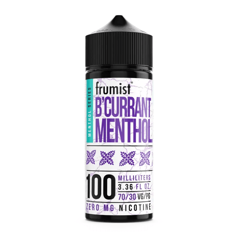 B'Currant Menthol 100ml Shortfill E-Liquid by Frumist | Vape 360 Uk B'Currant Menthol 100ml Shortfill E-Liquid by Frumist | Vape 360 Uk