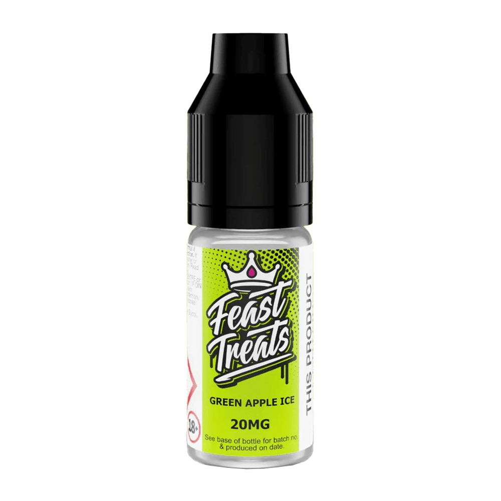 Green Apple Ice Nic Salt E-Liquid by Feast Treats