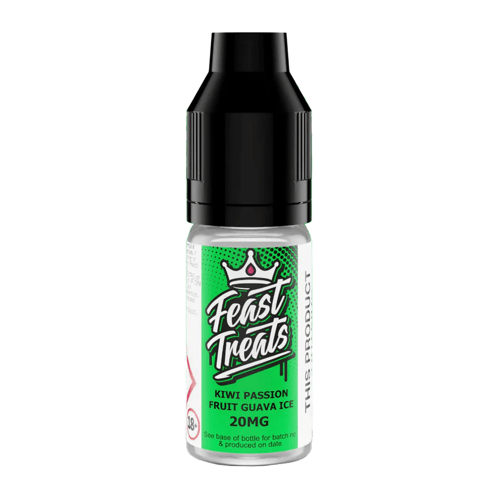 Kiwi Passionfruit Guava Ice Nic Salt E-Liquid by Feast Treats