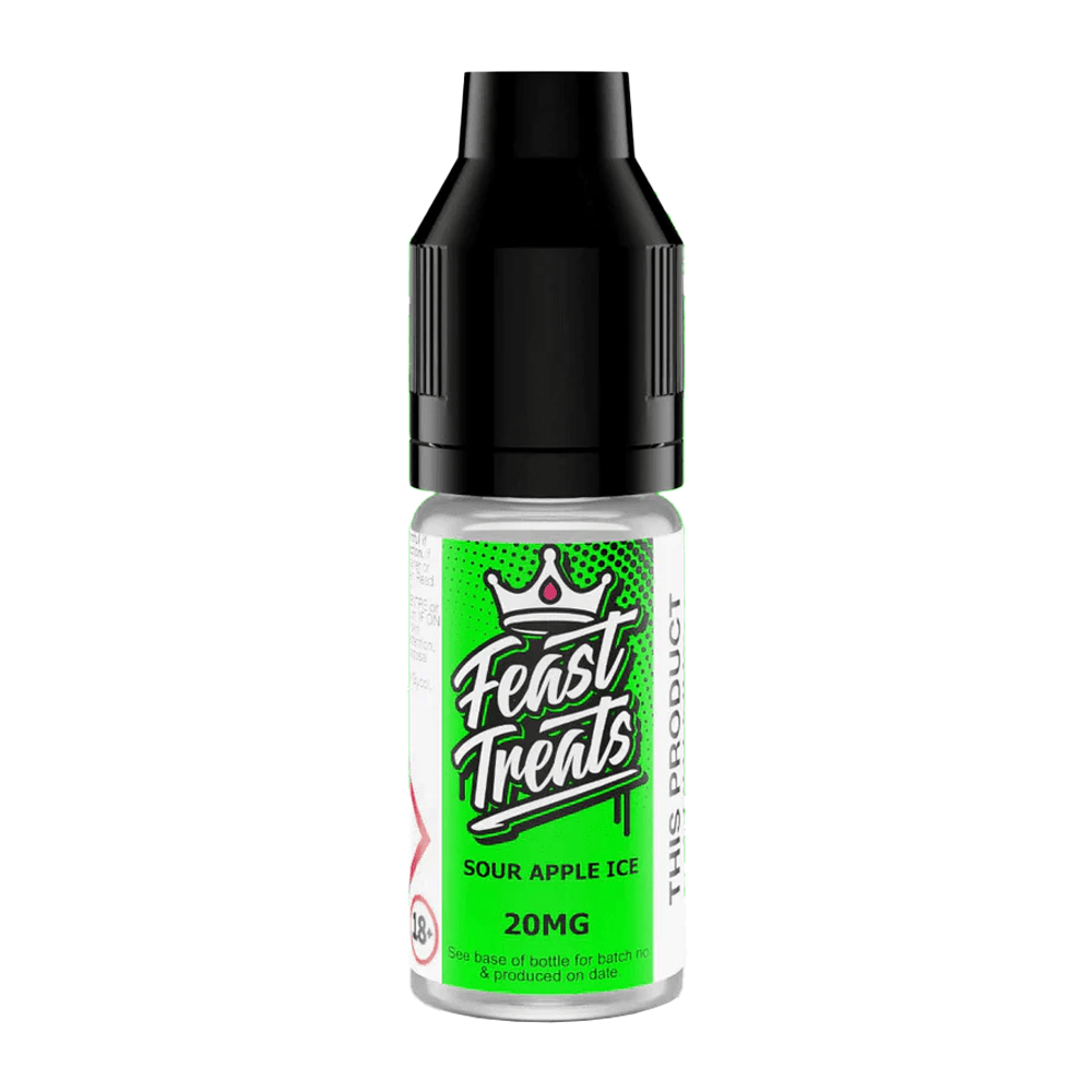 Sour Apple Ice Nic Salt E-Liquid by Feast Treats