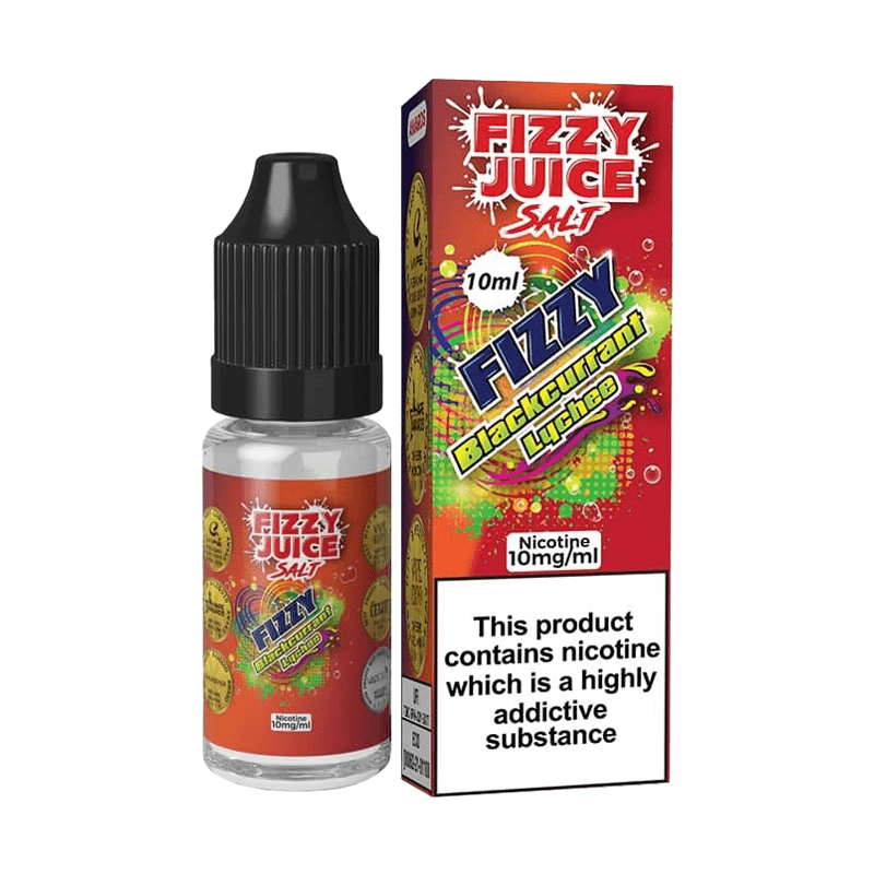 Blackcurrant Lychee Nic Salt E-Liquid by Fizzy Juice