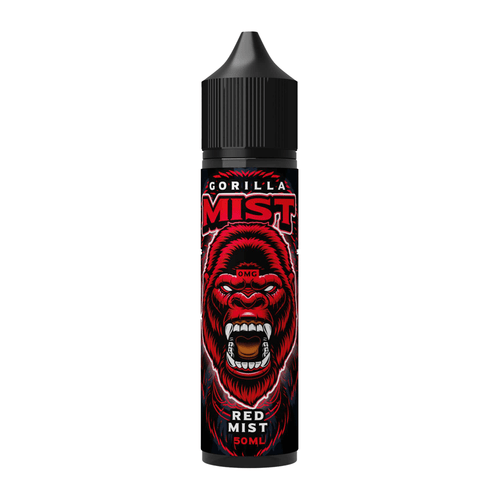 Red Mist 50ml Shortfill E-Liquid By Gorilla Mist