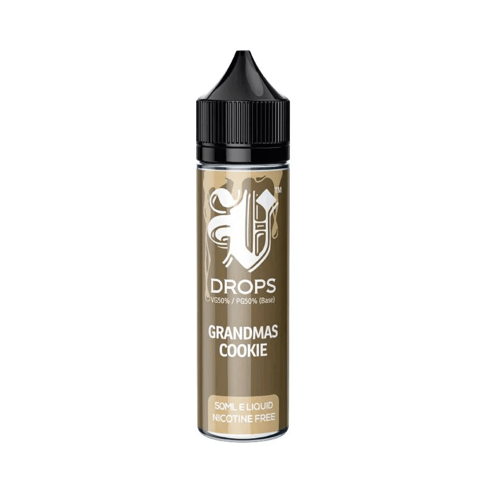 Grandma Cookie 50ml Short Fill E-Liquid V Drops - Rainbow Range