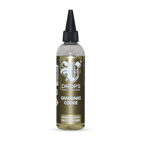 Grandma Cookie 100ml Short Fill E-Liquid V Drops - Rainbow Range