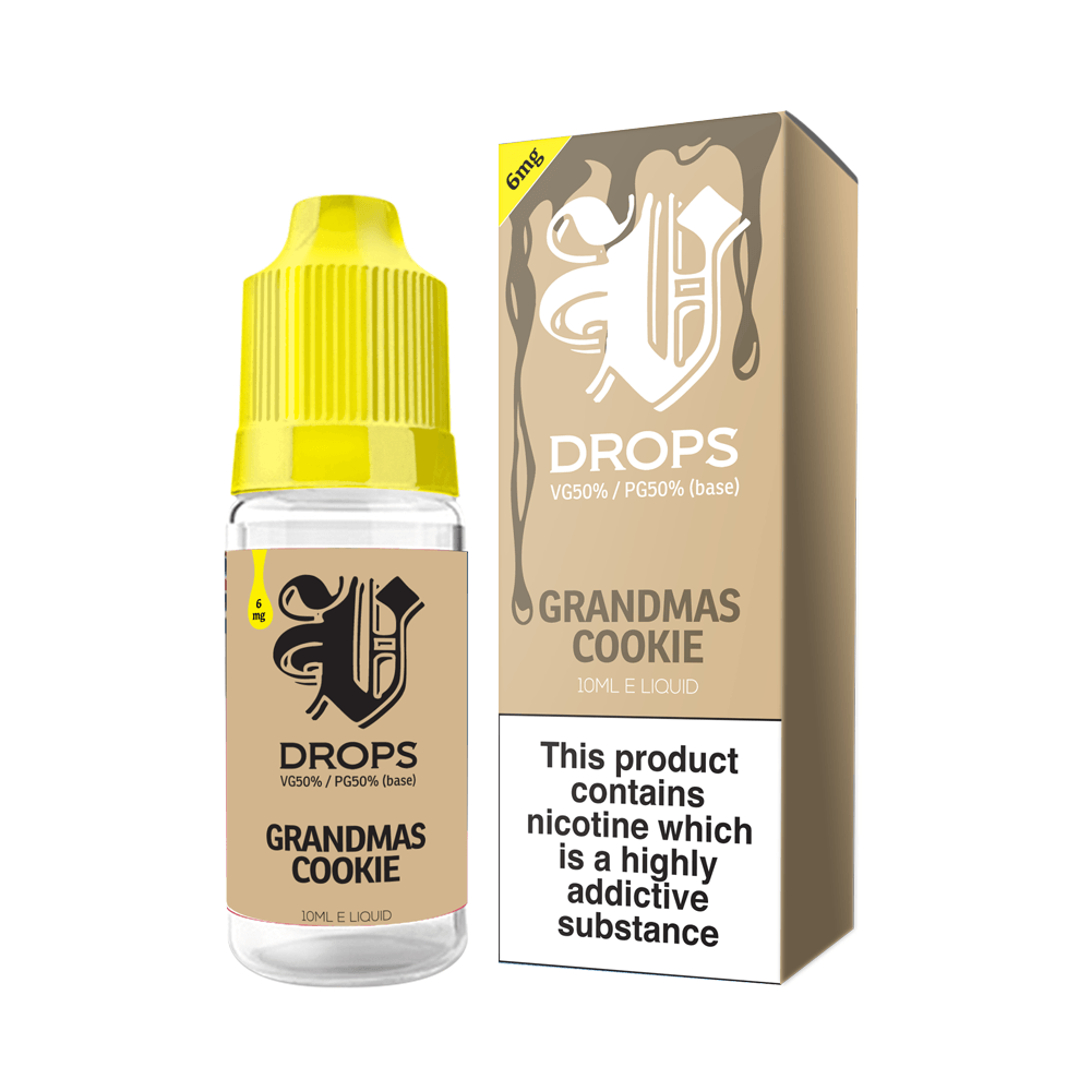 Grandma Cookie E-Liquid V Drops - Rainbow Range