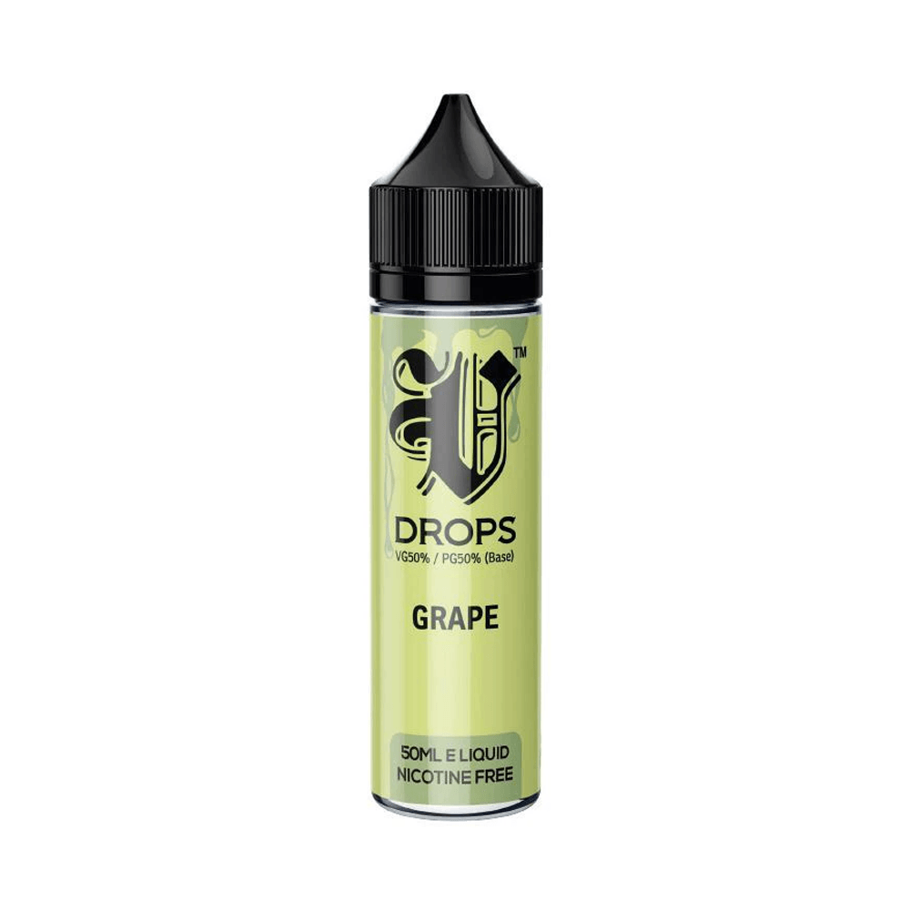 Grape 50ml Short Fill E-Liquid V Drops - Rainbow Range