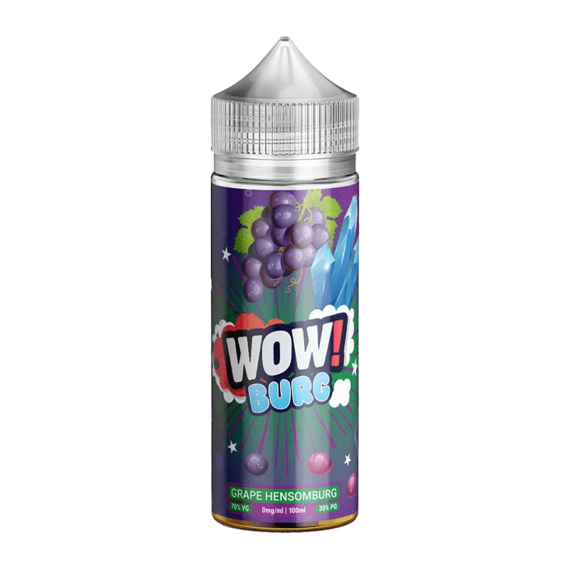 Grape Hensomburg (Burg) 100ml Shortfill E-Liquid by Wow