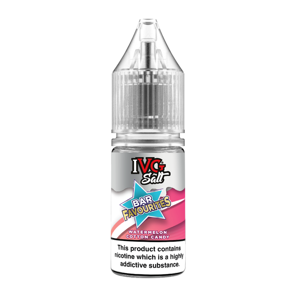 Watermelon Cotton Candy Nic Salt E-Liquid by IVG Bar Favourites