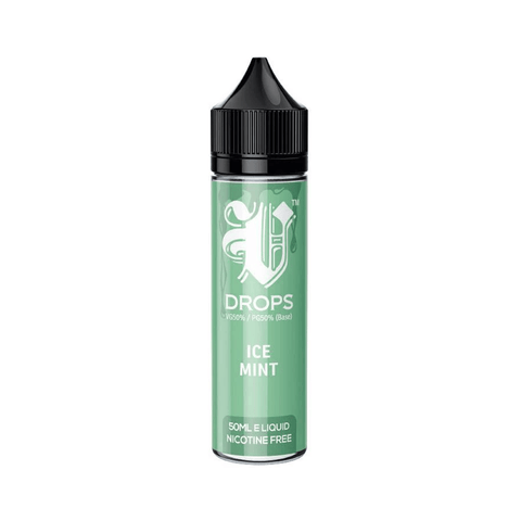 Ice Mint 50ml Short Fill E-Liquid V Drops - Rainbow Range