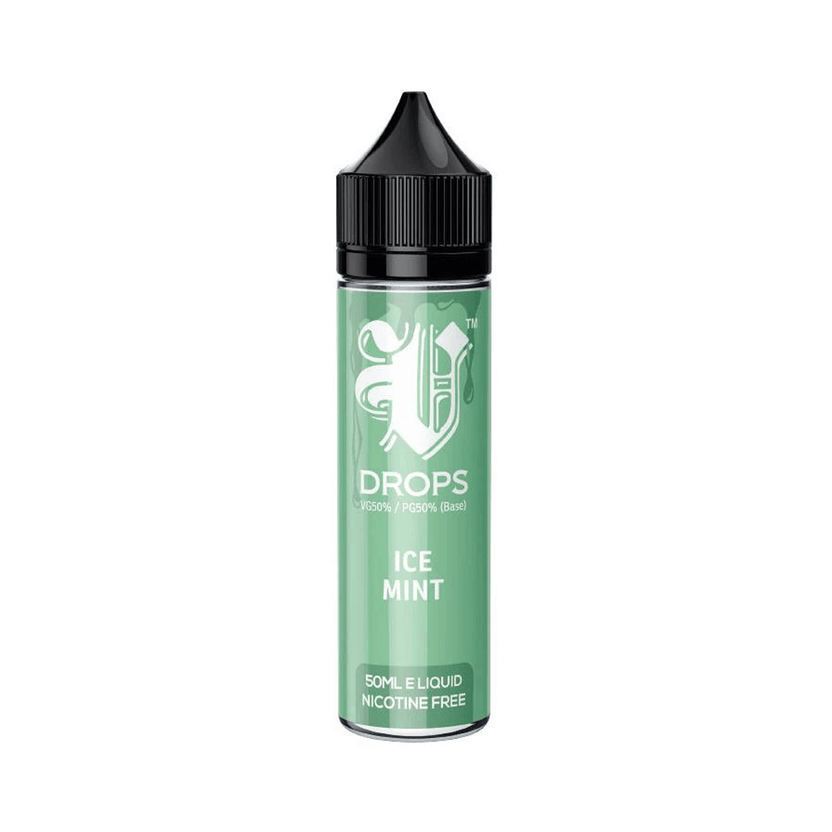 Ice Mint 50ml Short Fill E-Liquid V Drops - Rainbow Range
