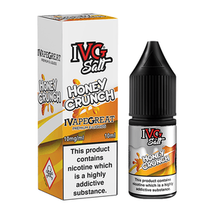 Honey Crunch 10m Nic Salt E-Liquid by IVG