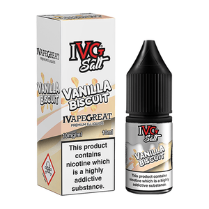 Vanilla Biscuit 10m Nic Salt E-Liquid by IVG