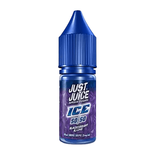 Blackcurrant & Lime Ice 50/50 E-Liquid By Just Juice