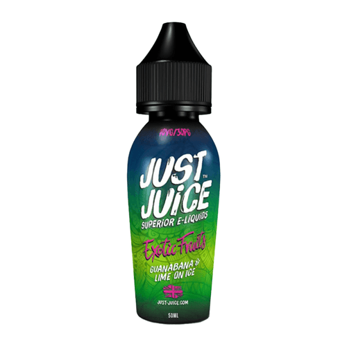 Guanabana & Lime On Ice 50ml Shortfill E-Liquid By Just Juice