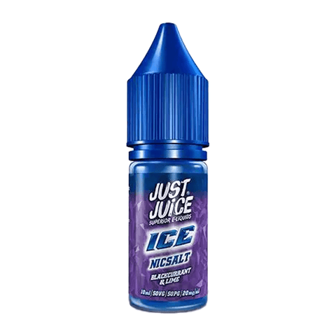 Blackcurrant & Lime Ice Nic Salt E-Liquid By Just Juice